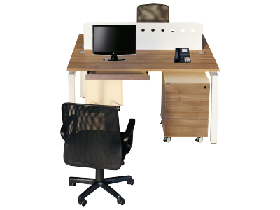 美耐兩人位組合桌時尚主管桌辦公電腦桌操作臺