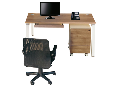 【美耐辦公家具映橡系列】——單人組合臺MN02-11301 【美耐辦公家具映橡系列】——單人組合臺MN02-11301