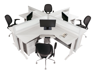 美耐家具組合屏風(fēng)辦公桌卡位員工 隔斷四人組合桌