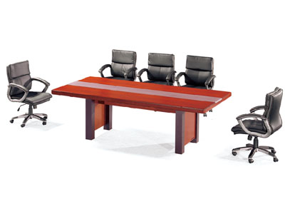 實木長方形洽談桌木質(zhì)會議桌開會桌培訓(xùn)桌