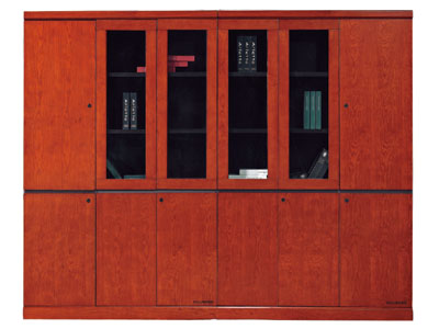 美耐家具油漆貼木皮辦公資料柜 文件柜 檔案柜 書(shū)柜