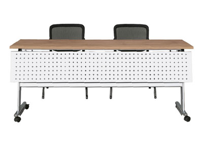 【美耐辦公家具映橡系列】——折疊條桌鋼制檔板MN03-159