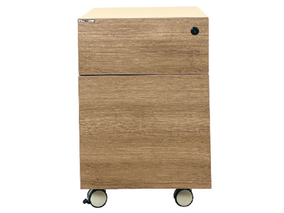 【美耐辦公家具映橡系列】——二抽鋼抽小柜MN04-11313