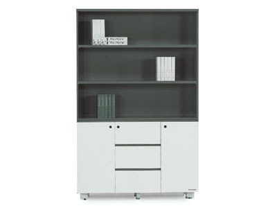 【美耐辦公家具墨意系列】——三門裝飾柜MN04-11107 【美耐辦公家具墨意系列】——三門裝飾柜MN04-11107