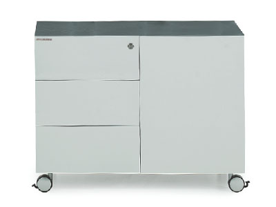 【美耐辦公家具墨意系列】—— 一門三抽柜MN04-11114 【美耐辦公家具墨意系列】—— 一門三抽柜MN04-11114