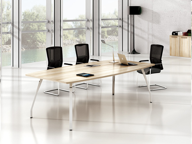 美耐家具 會議長桌 會議桌椅組合簡約 現(xiàn)代 條形桌洽談開會桌