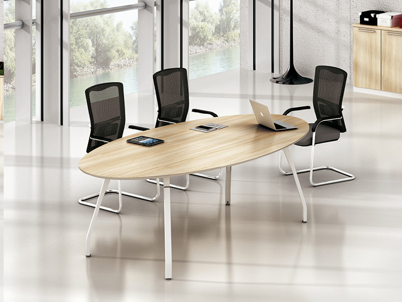 美耐家具 大小型會議桌橢圓會議桌簡約現(xiàn)代會議桌培訓(xùn)桌洽談桌時尚簡約